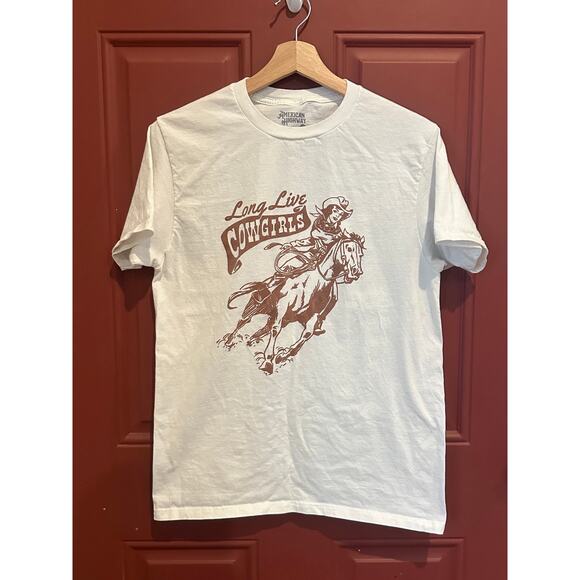 American Highway Tops - American Highway "Long Live Cowgirls" T